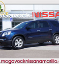 gmc acadia 2007 dk  blue suv sle 1 gasoline 6 cylinders all whee drive automatic 79119