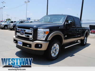 ford f 250 super duty 2012 tux blk king ranch biodiesel 8 cylinders 4 wheel drive automatic 75062