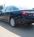 toyota camry 2012 black sedan xle v6 gasoline 6 cylinders front wheel drive automatic 75067