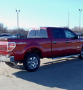 ford f 150 2013 red xlt gasoline 6 cylinders 4 wheel drive automatic 62708