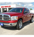 dodge ram 1500 2008 red pickup truck slt gasoline 8 cylinders rear wheel drive automatic with overdrive 77627