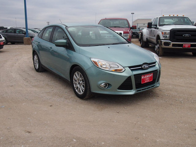 ford focus 2012 lt  blue sedan se flex fuel 4 cylinders front wheel drive automatic 76234