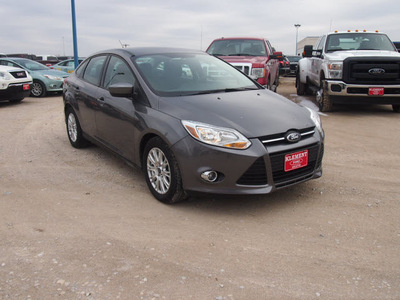 ford focus 2012 gray sedan se flex fuel 4 cylinders front wheel drive automatic 76234