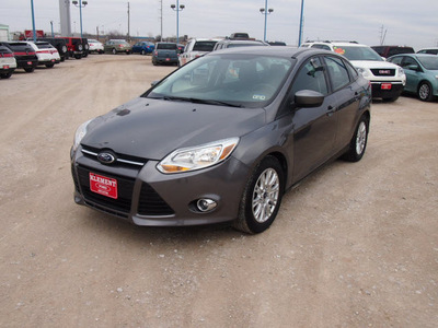 ford focus 2012 gray sedan se flex fuel 4 cylinders front wheel drive automatic 76234