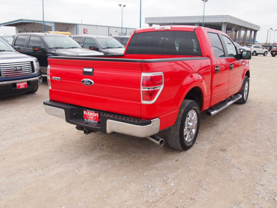 ford f 150 2011 red xlt gasoline 6 cylinders 2 wheel drive automatic 76234