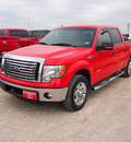 ford f 150 2011 red xlt gasoline 6 cylinders 2 wheel drive automatic 76234