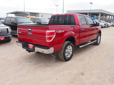 ford f 150 2010 red xlt gasoline 8 cylinders 4 wheel drive automatic 76234