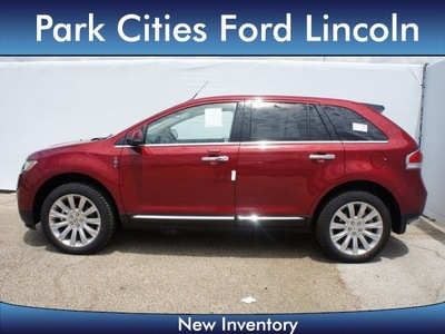 lincoln mkx 2013 red suv gasoline 6 cylinders front wheel drive 6 speed automatic 75235