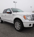 ford f 150 2012 white platinum gasoline 6 cylinders 2 wheel drive 6 speed automatic 77532