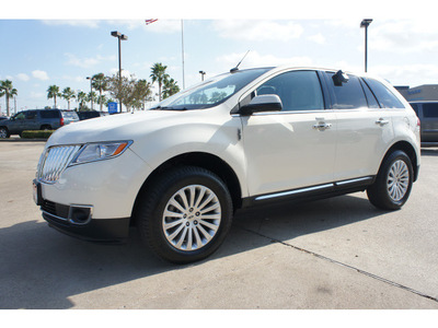 lincoln mkx 2013 white suv gasoline 6 cylinders front wheel drive automatic 77566