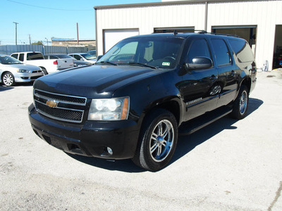 chevrolet suburban 2007 black suv lt flex fuel 8 cylinders rear wheel drive 4 speed automatic 76111