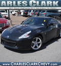nissan 370z 2010 black coupe gasoline 6 cylinders rear wheel drive automatic 78501