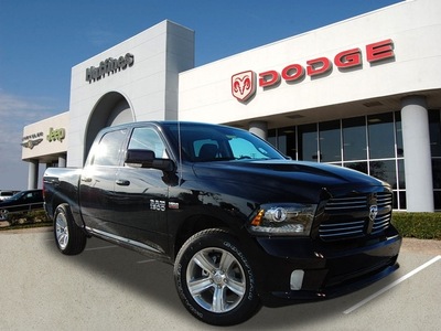 ram 1500 2013 black sport gasoline 8 cylinders 2 wheel drive automatic 75067