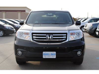 honda pilot 2013 black suv ex l gasoline 6 cylinders front wheel drive 5 speed automatic 77025