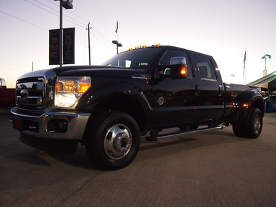 ford f 350 super duty 2011 blk lariat biodiesel 8 cylinders 4 wheel drive shiftable automatic 77521