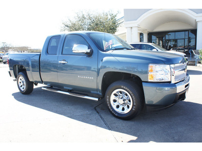 chevrolet silverado 1500 2010 blue pickup truck work truck gasoline 6 cylinders 2 wheel drive not specified 77566