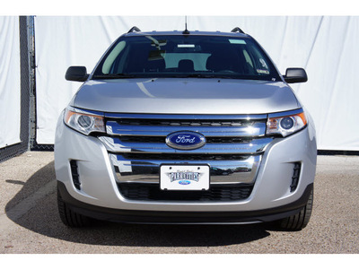 ford edge 2013 silver se gasoline 6 cylinders front wheel drive shiftable automatic 75235