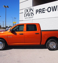 dodge ram 1500 2010 orange gasoline 8 cylinders 2 wheel drive automatic 76011