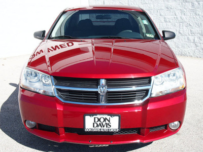 dodge avenger 2008 red sedan sxt gasoline 4 cylinders front wheel drive automatic 76011