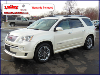 gmc acadia 2011 white suv denali gasoline 6 cylinders all whee drive automatic 55124