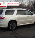 gmc acadia 2011 white suv denali gasoline 6 cylinders all whee drive automatic 55124
