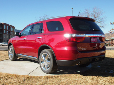 dodge durango 2013 red suv citadel gasoline 8 cylinders all whee drive automatic 80301