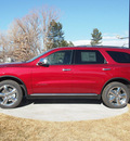 dodge durango 2013 red suv citadel gasoline 8 cylinders all whee drive automatic 80301