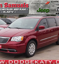 chrysler town and country 2013 red van touring flex fuel 6 cylinders front wheel drive shiftable automatic 77450