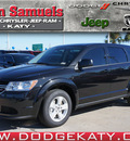 dodge journey 2013 black suv american value pkg gasoline 4 cylinders front wheel drive shiftable automatic 77450