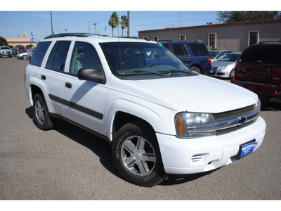 chevrolet trailblazer 2005 white suv ls gasoline 6 cylinders rear wheel drive automatic 78539