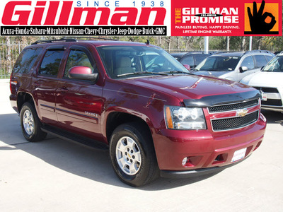 chevrolet tahoe 2008 dk  red suv c1500 flex fuel 8 cylinders 2 wheel drive 4 speed automatic 77090