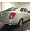 chevrolet sonic 2012 silver sedan lt gasoline 4 cylinders front wheel drive automatic with overdrive 77630