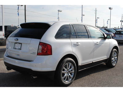 ford edge 2013 white sel gasoline 4 cylinders front wheel drive automatic 77532