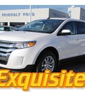 ford edge 2013 white sel gasoline 4 cylinders front wheel drive automatic 77532