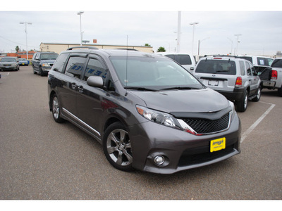 toyota sienna 2011 dk  gray van se 8 passenger gasoline 6 cylinders front wheel drive automatic 78572