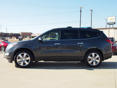 chevrolet traverse 2009 dk  gray suv ltz awd gasoline 6 cylinders all whee drive automatic 75087