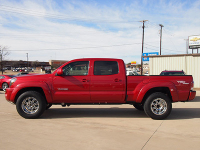 toyota tacoma 2011 red v6 4x4 gasoline 6 cylinders 4 wheel drive automatic 75087
