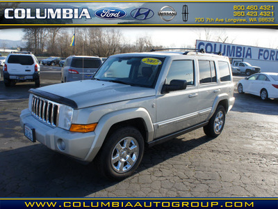 jeep commander 2007 gray suv limited flex fuel 8 cylinders 4 wheel drive automatic 98632