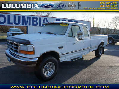 ford f 250 1997 white pickup truck xlt diesel v8 4 wheel drive automatic 98632