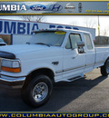 ford f 250 1997 white pickup truck xlt diesel v8 4 wheel drive automatic 98632