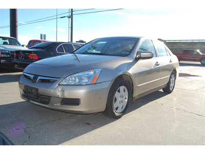 honda accord 2006 beige sedan lx gasoline 4 cylinders front wheel drive automatic with overdrive 77627