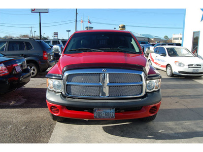 dodge ram 1500 2005 red pickup truck st gasoline 8 cylinders rear wheel drive automatic with overdrive 77627