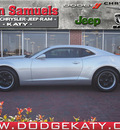 chevrolet camaro 2012 silver coupe ls gasoline 6 cylinders rear wheel drive automatic 77450
