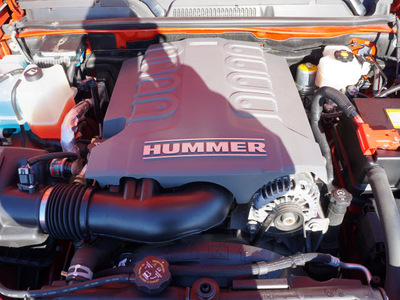 hummer h3 2009 orange suv alpha gasoline 8 cylinders 4 wheel drive automatic 76049