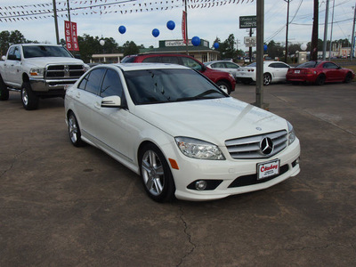 mercedes benz c class 2010 white sedan c300 4matic luxury gasoline 6 cylinders all whee drive automatic 77657