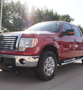 ford f 150 2012 red xlt flex fuel 8 cylinders 4 wheel drive automatic 76011