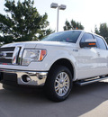 ford f 150 2012 white lariat flex fuel 8 cylinders 2 wheel drive automatic 76011