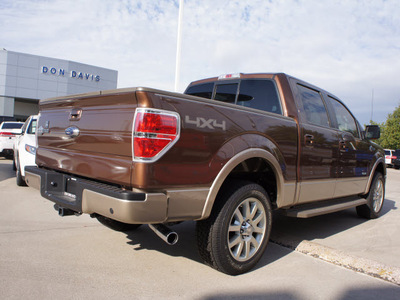 ford f 150 2012 brown king ranch gasoline 6 cylinders 4 wheel drive automatic 76011