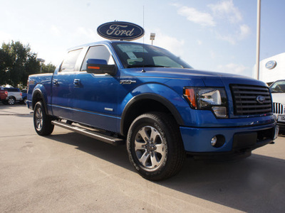 ford f 150 2012 blue fx4 gasoline 6 cylinders 4 wheel drive automatic 76011