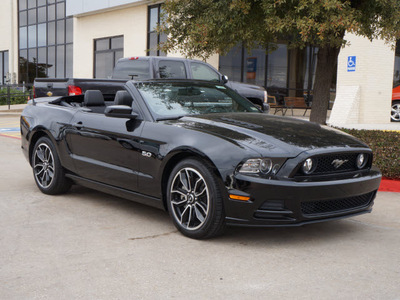 ford mustang 2013 black 2dr conv gt premium gasoline 8 cylinders rear wheel drive not specified 75070